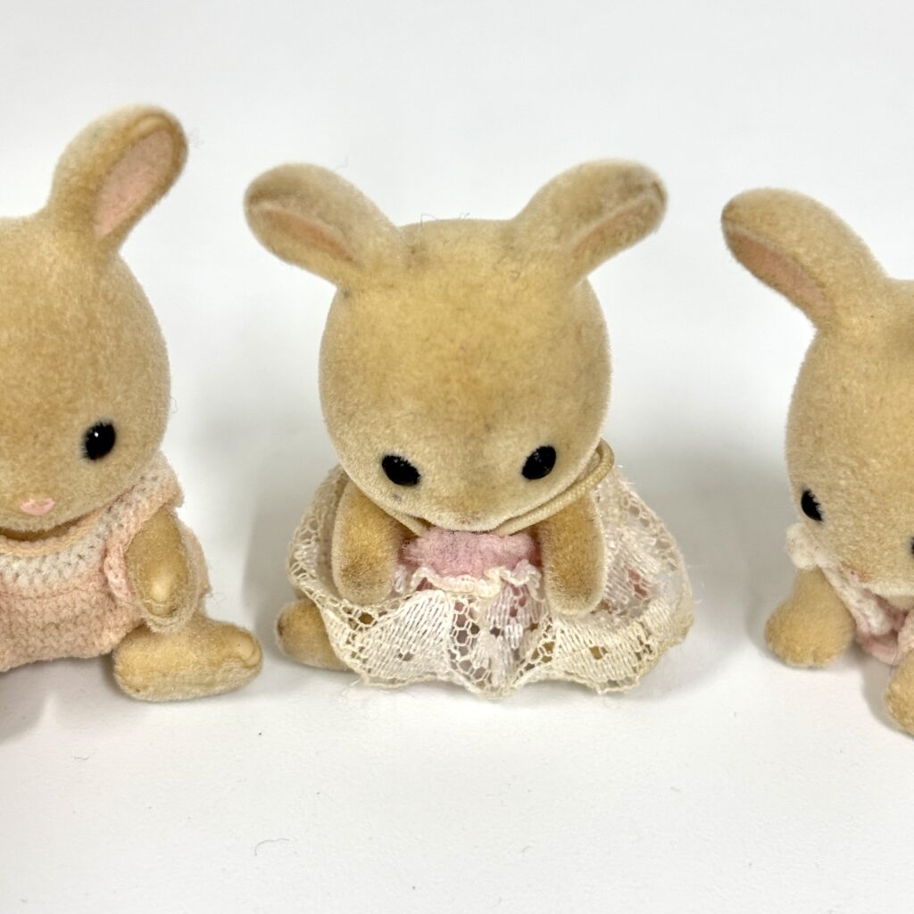 [used] Milk Rabbit Babies Sylvanian Families Calico Critters