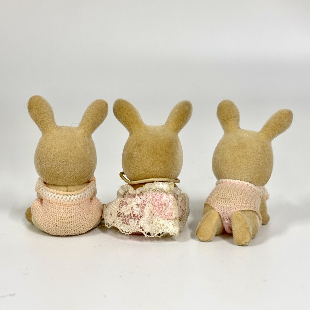 [used] Milk Rabbit Babies Sylvanian Families Calico Critters