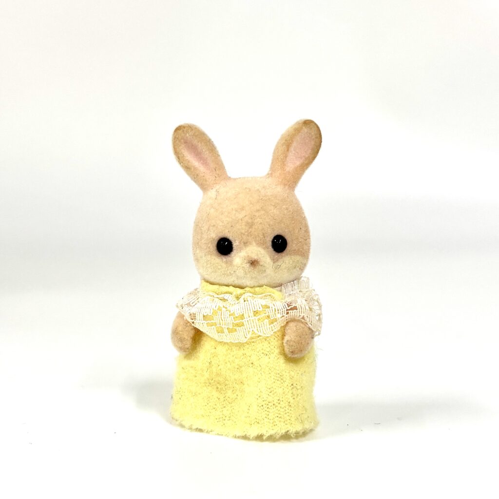 [used] Pink Cottontail Rabbit Baby Sylvanian Families Calico Critters