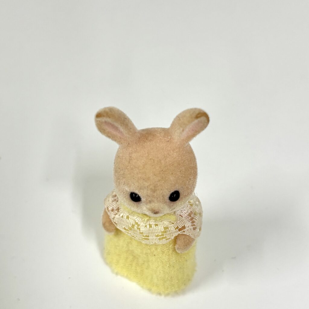 [used] Pink Cottontail Rabbit Baby Sylvanian Families Calico Critters