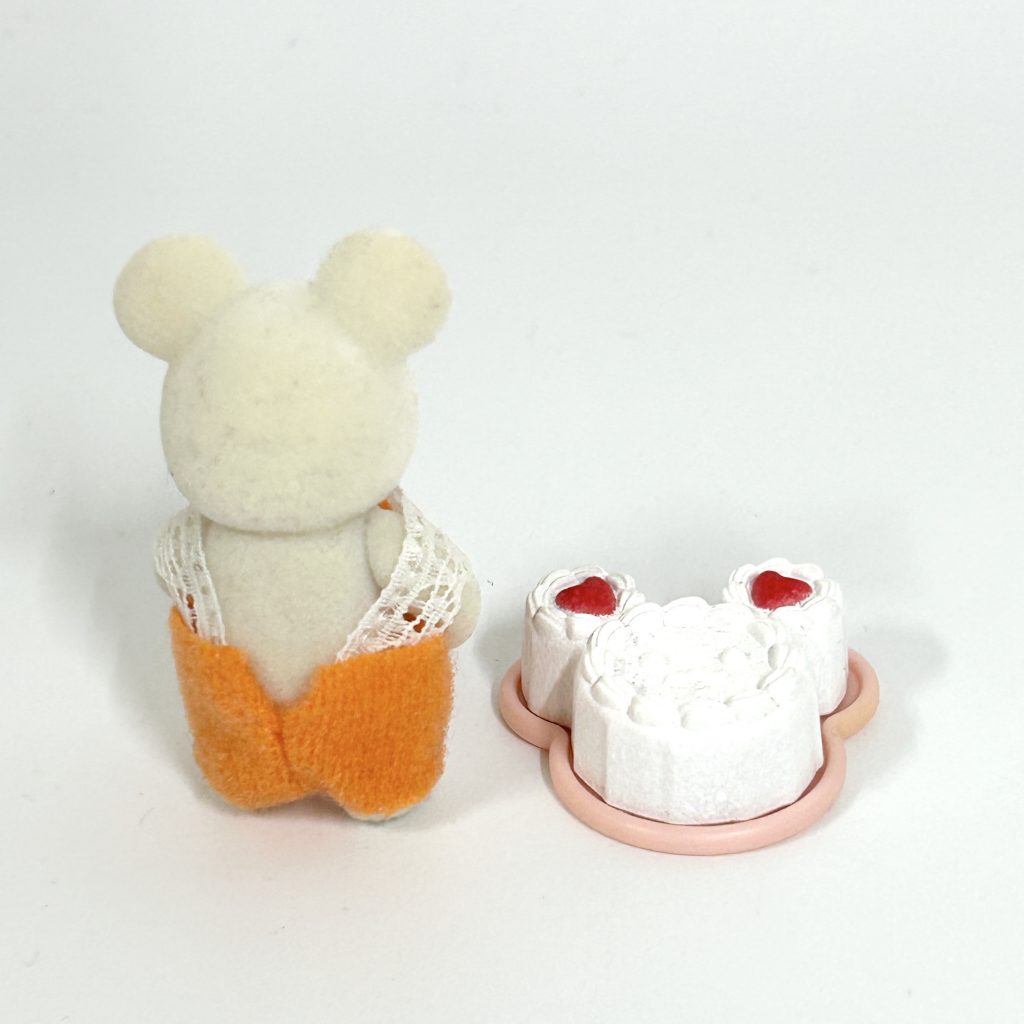 [used] Baby Sweets Series Marshmallow Mouse Baby Cake 2021 Sylvanian Families Calico Critters