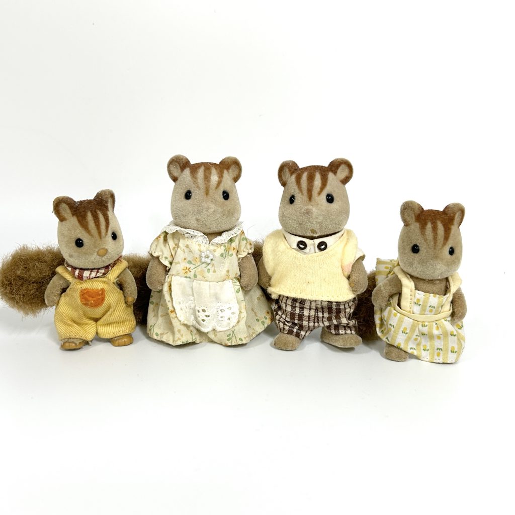 [used] Walnut Squirrel Family FS-17 Sylvanian Families Calico Critters