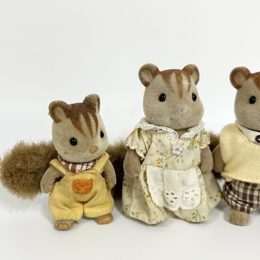 [used] Walnut Squirrel Family FS-17 Sylvanian Families Calico Critters
