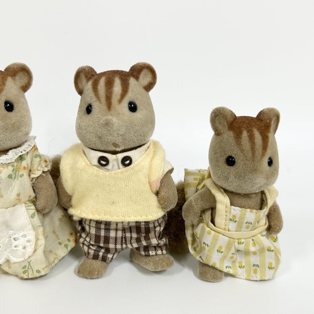 [used] Walnut Squirrel Family FS-17 Sylvanian Families Calico Critters