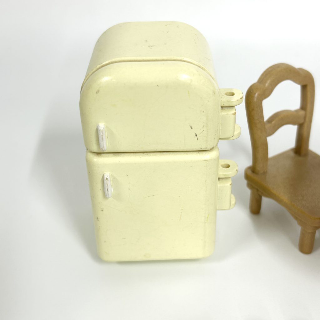 [used] Refrigerator and Table Set Sylvanian Families Calico Critters