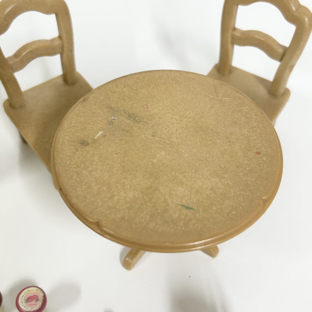 [used] Refrigerator and Table Set Sylvanian Families Calico Critters