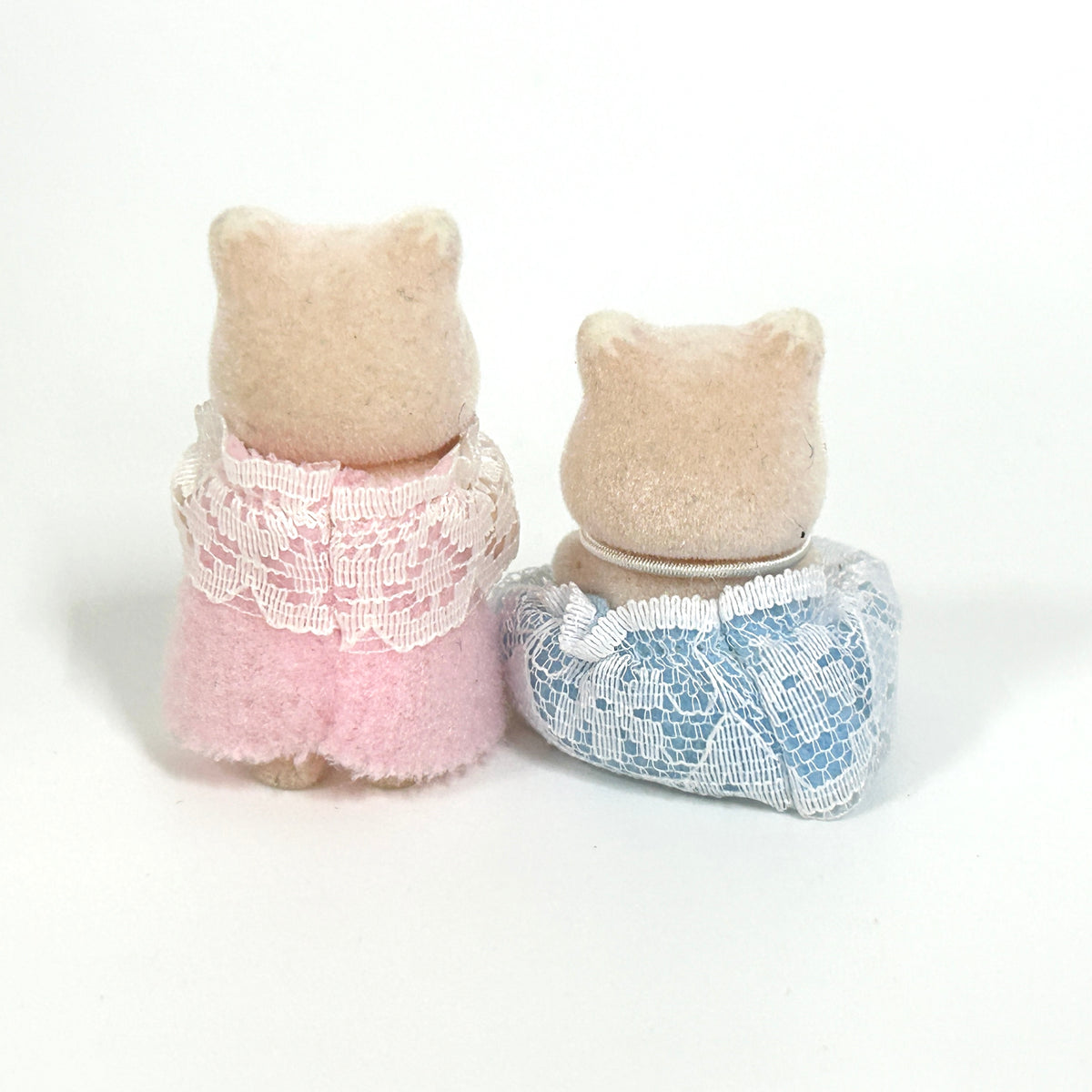 [used] Pink Fox Baby Twins Fan Club 2002 Sylvanian Families Calico Critters