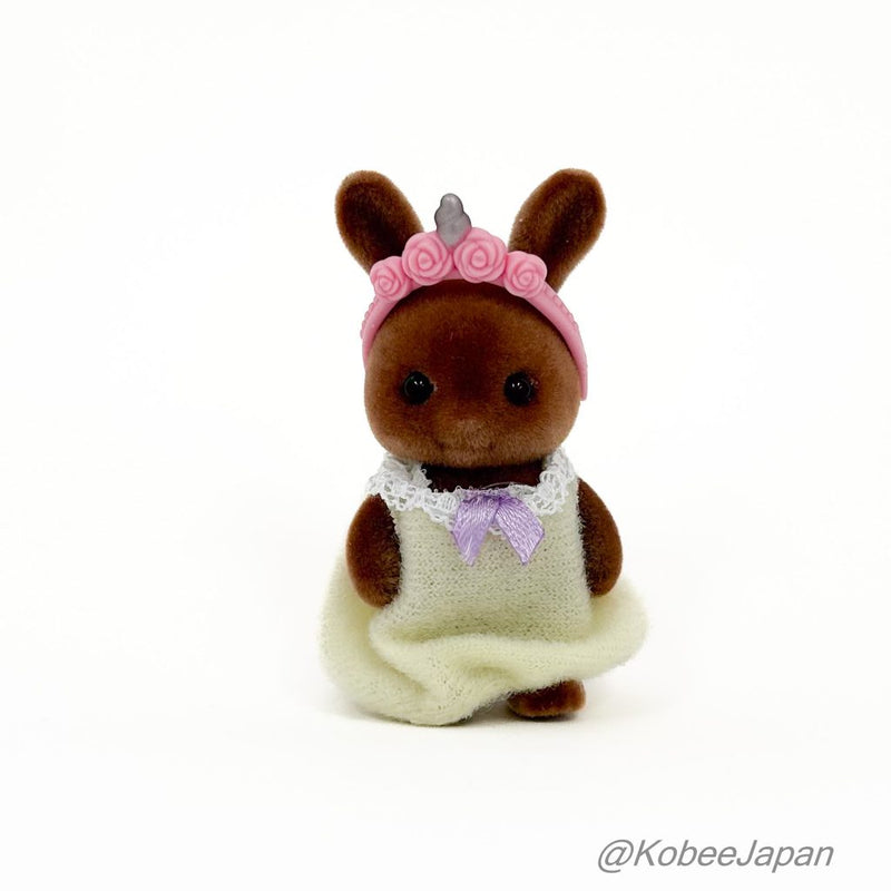 BABY STYLISH HAIR SERIES BROWN RABBIT BABY Epoch Japan Sylvanian Families