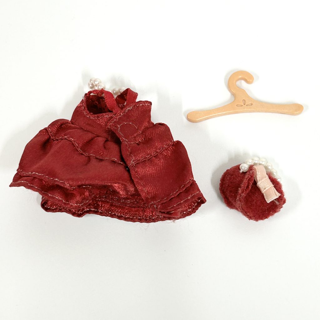 [used] Dress Sister's Cordinate For Go-Out 3 Red Sylvanian Families Calico Critters