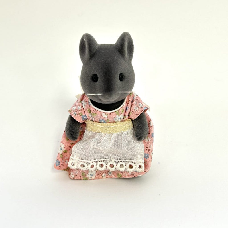 [Used] MOUSE MOTHER NE-02-800 GRAY GREY Epoch Japan Sylvanian Families