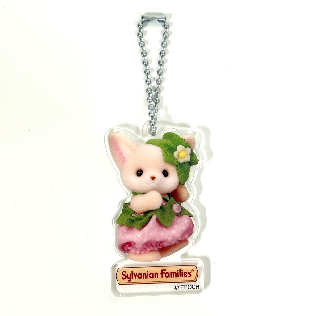 arabic
سلسلة مفاتيح أكريليك للأطفال: ثعلب الفينيك بالفراولة 2026 Sylvanian Families Calico Critters