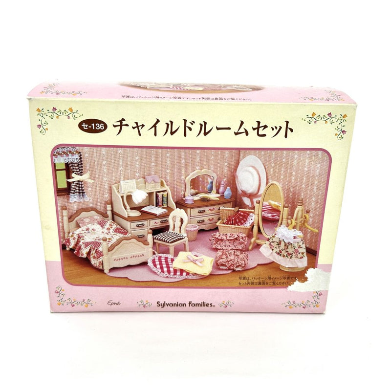 [Used] CHILD ROOM SET Japan SE-136 2003 Retired Sylvanian Families