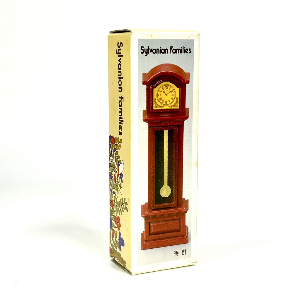 [used] Vintage Grandfather Clock Sylvanian Families Calico Critters
