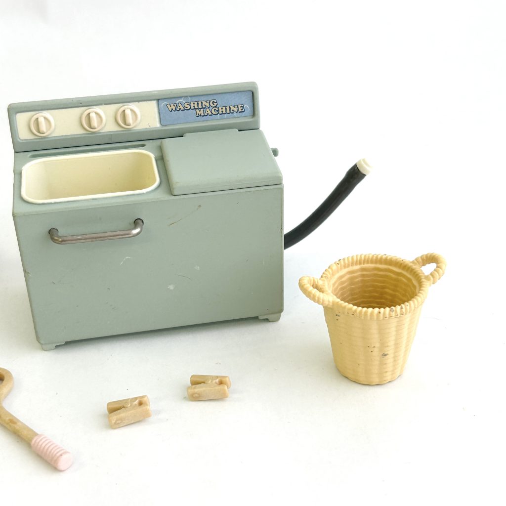 [used] Washing Machine Drying Rack Set Sylvanian Families Calico Critters