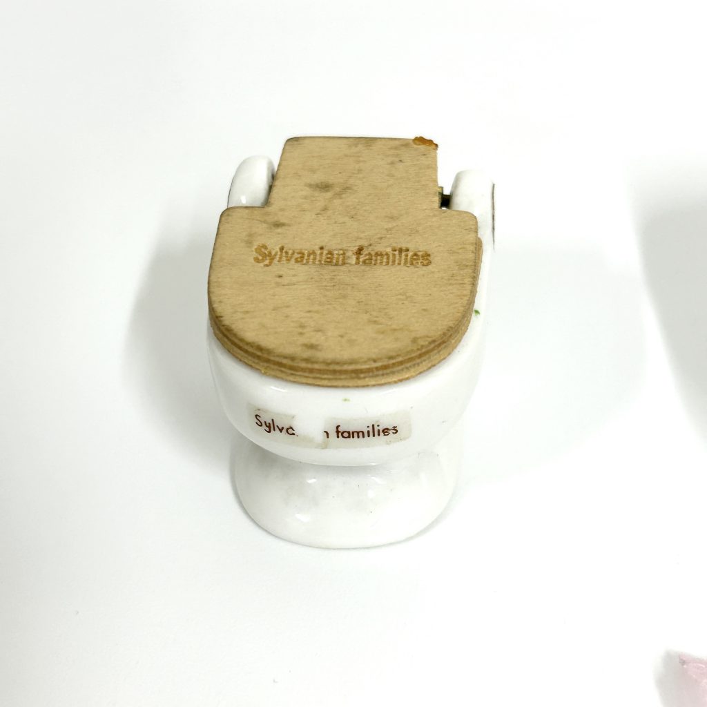 [used] Vintage Bathroom Set Sylvanian Families Calico Critters