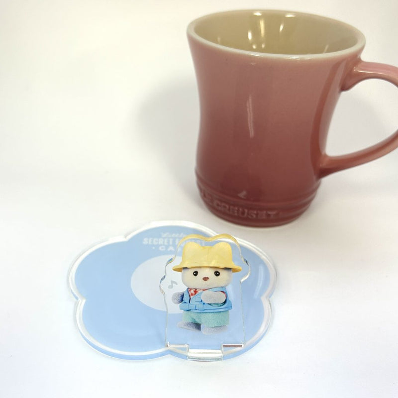 ACRYLIC STAND COASTER HUSKY BABY Epoch Japan Sylvanian Families