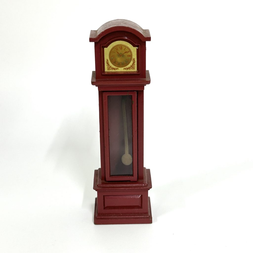 [used] Vintage Wall Clock 1985 KA-21 Sylvanian Families Calico Critters