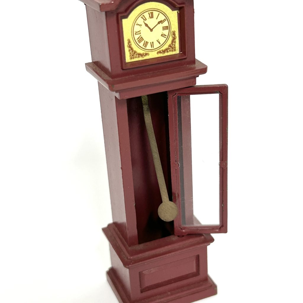 [used] Vintage Wall Clock 1985 KA-21 Sylvanian Families Calico Critters