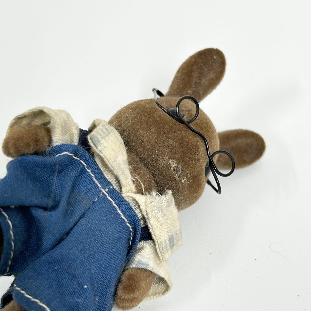 [used] Vintage Brown Rabbit Grandfather Sylvanian Families Calico Critters
