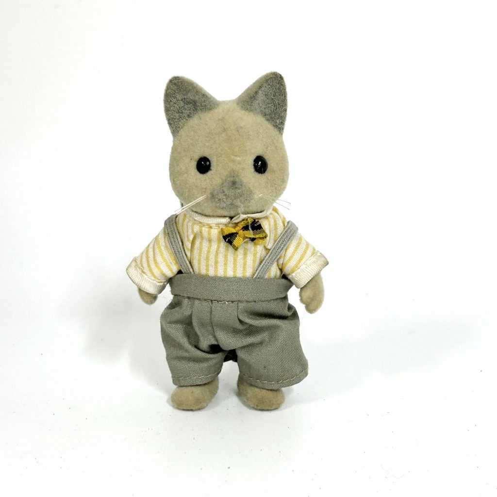 [used] Urban Life Grey Cat Father Sylvanian Families Calico Critters