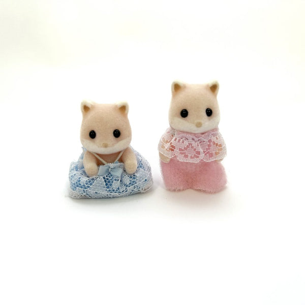 [Used] PINK FOX BABIES Epoch Sylvanian Families