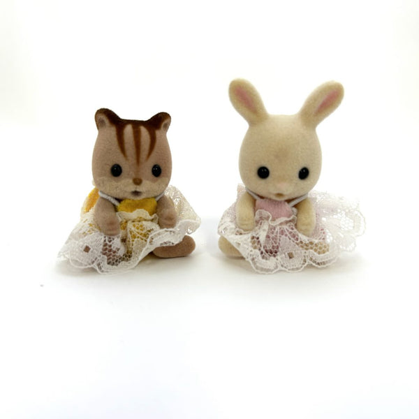 [Used] BABIES MILK RABBIT WALNUT SQUIRREL Epoch Sylvanian Families