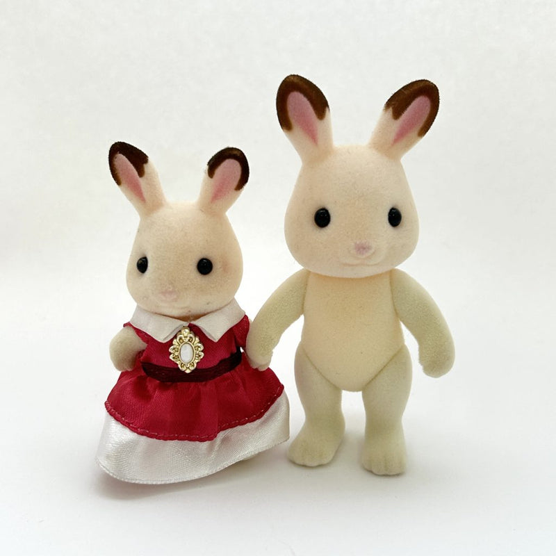 [Used] CHOCOLATE RABBIT GIRL MOTHER Japan Sylvanian Families