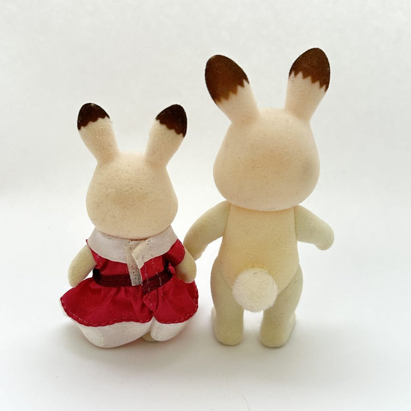 [Used] CHOCOLATE RABBIT GIRL MOTHER Japan Sylvanian Families