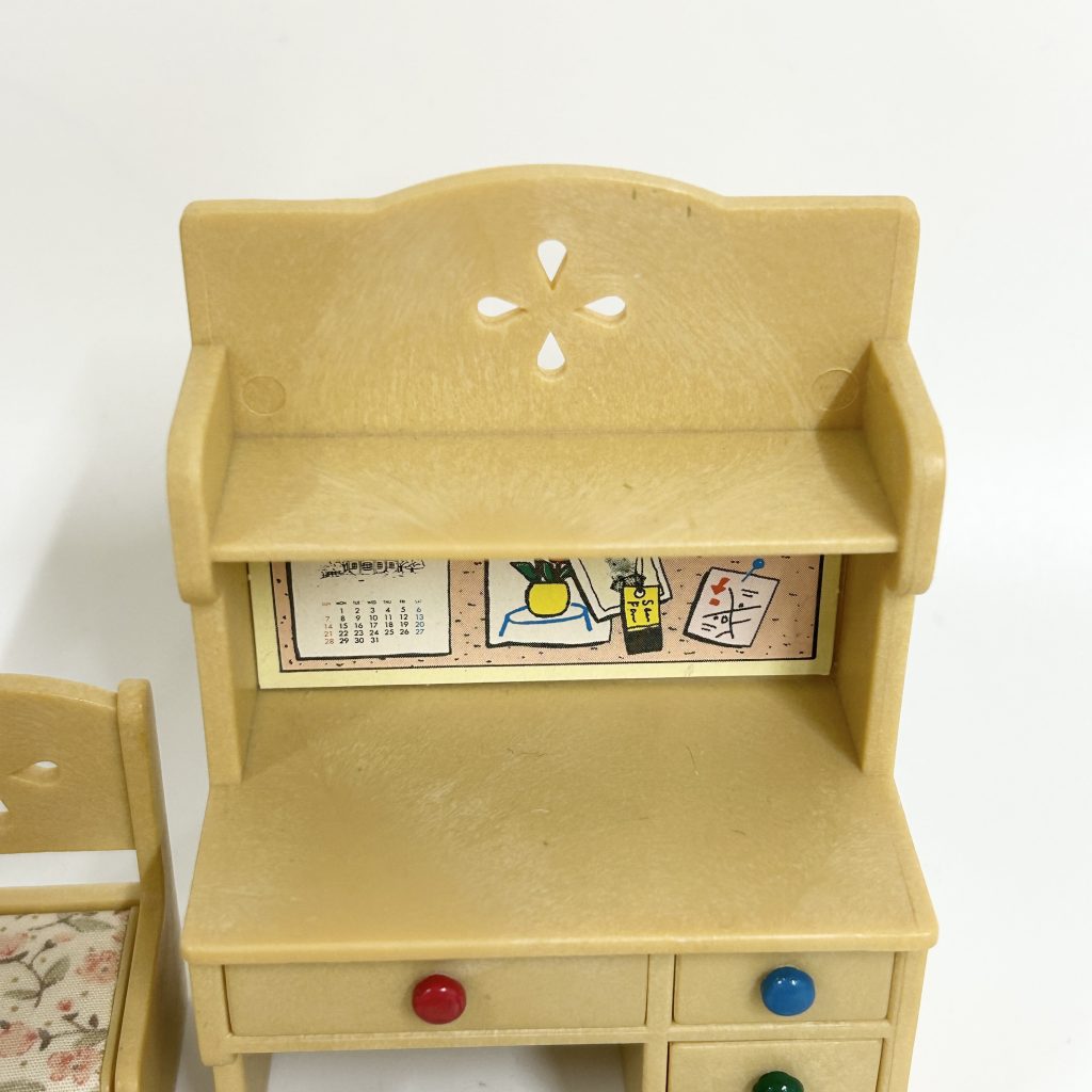 [used] Child Desk Set Sylvanian Families Calico Critters