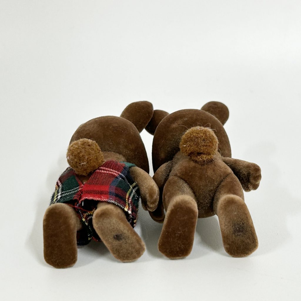 [used] Vintage Brown Rabbit Siblings Sylvanian Families Calico Critters