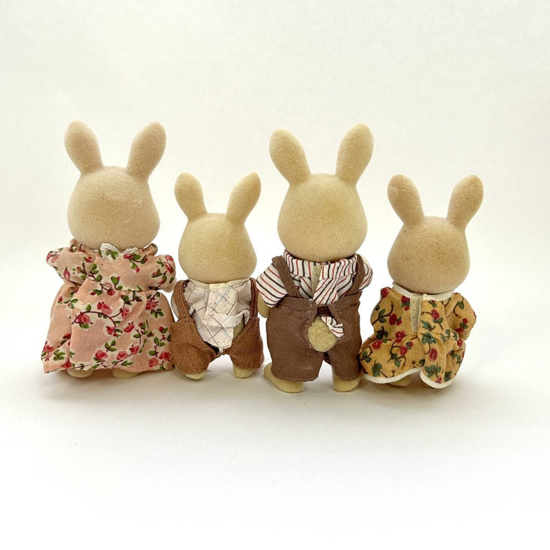 [Used] MILK RABBIT FAMILY FS-09 Epoch Sylvanian Families