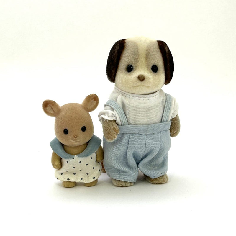 [Used] BEAGLE DOG FATHER DEER BABY Epoch Sylvanian Families