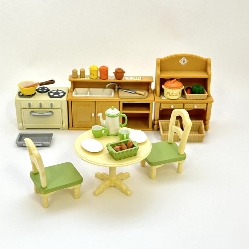 [Used] DINING ROOM SET Japan Sylvanian Families