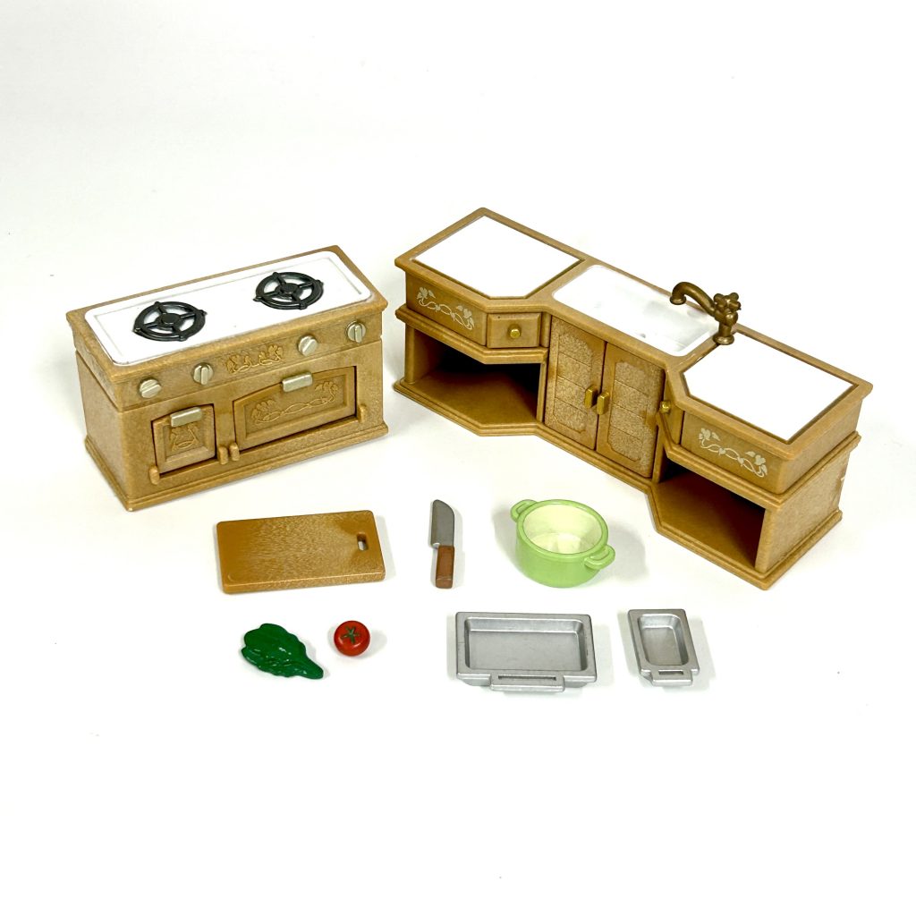 [used] Kitchen Set KA-411 Sylvanian Families Calico Critters