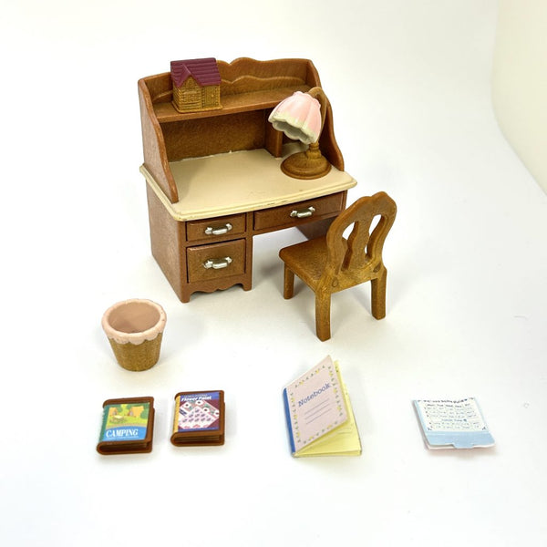 [Used] DESK SET Epoch Sylvanian Families