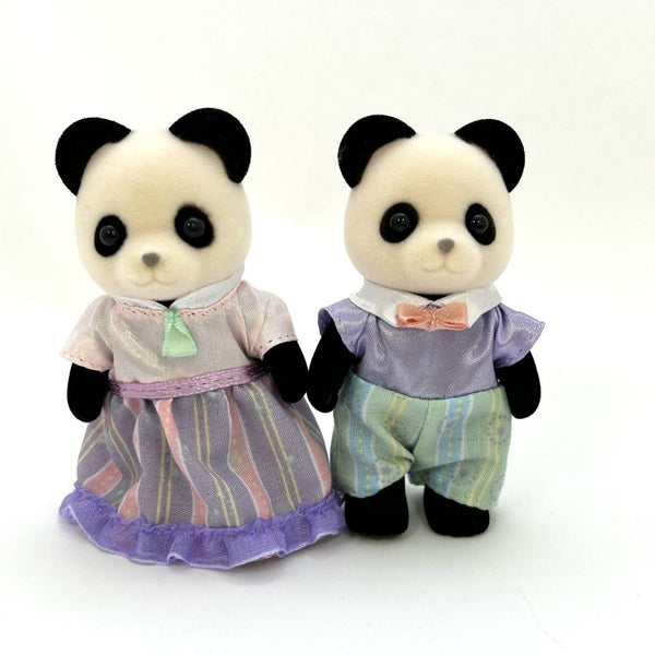 [Used] PANDA FATHER MOTHER Japan Sylvanian Families