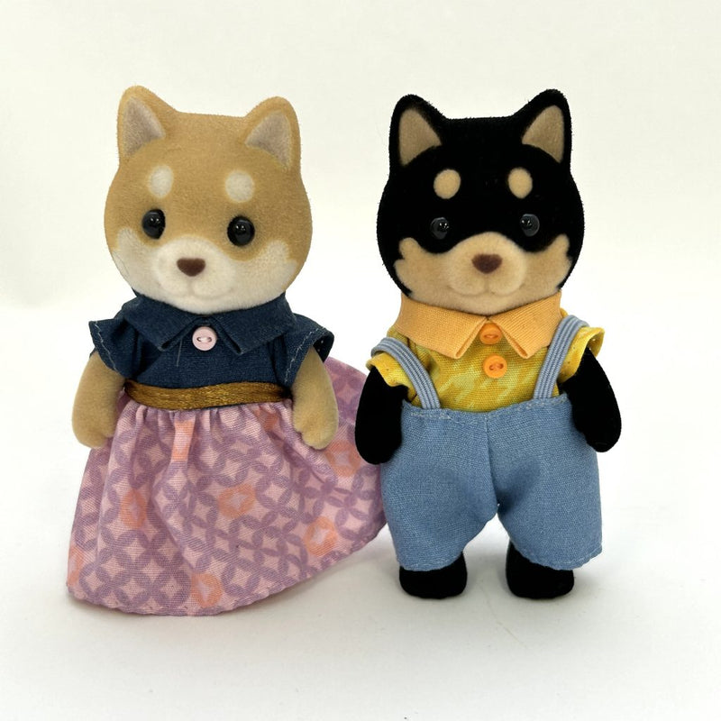 [Used] SHIBA DOG FATHER MOTHER Japan Sylvanian Families