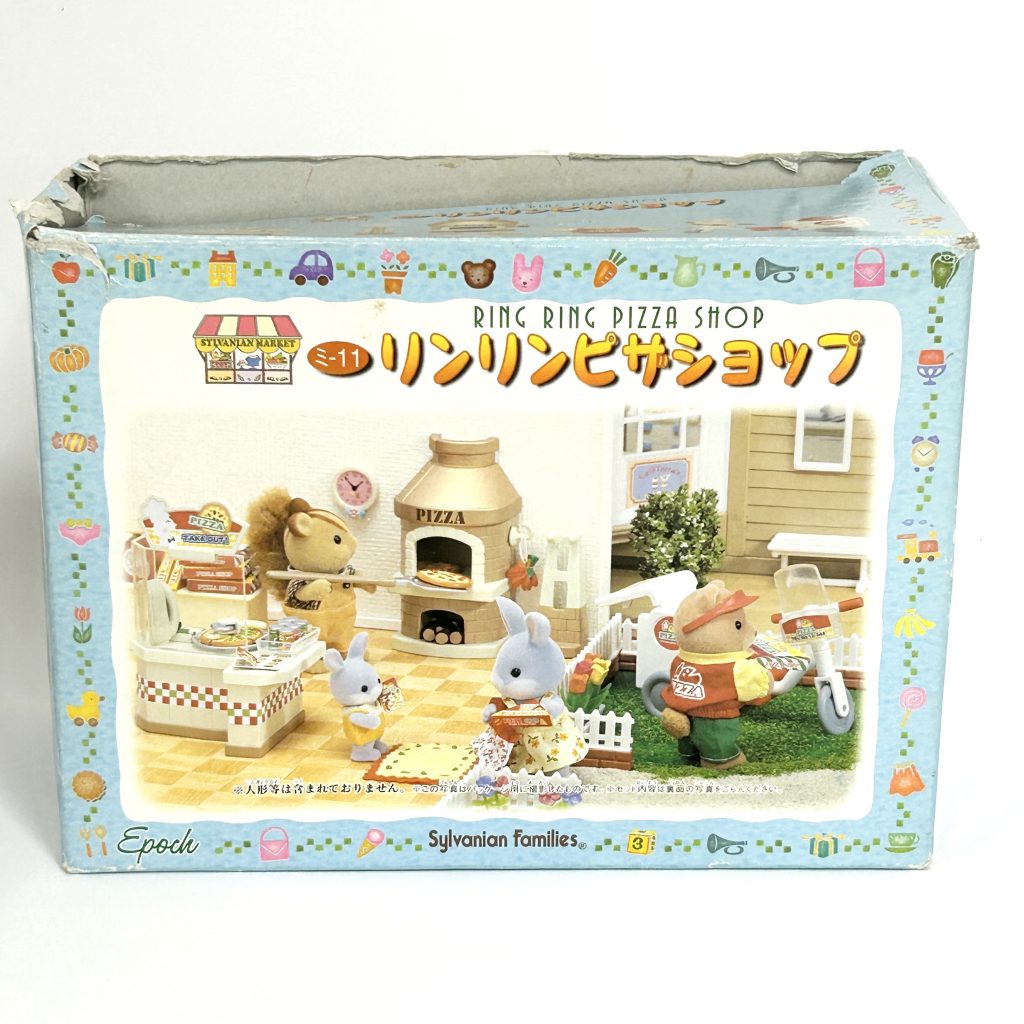[used] Vintage Ring Ring Pizza Shop 1999 MI-11 Sylvanian Families Calico Critters