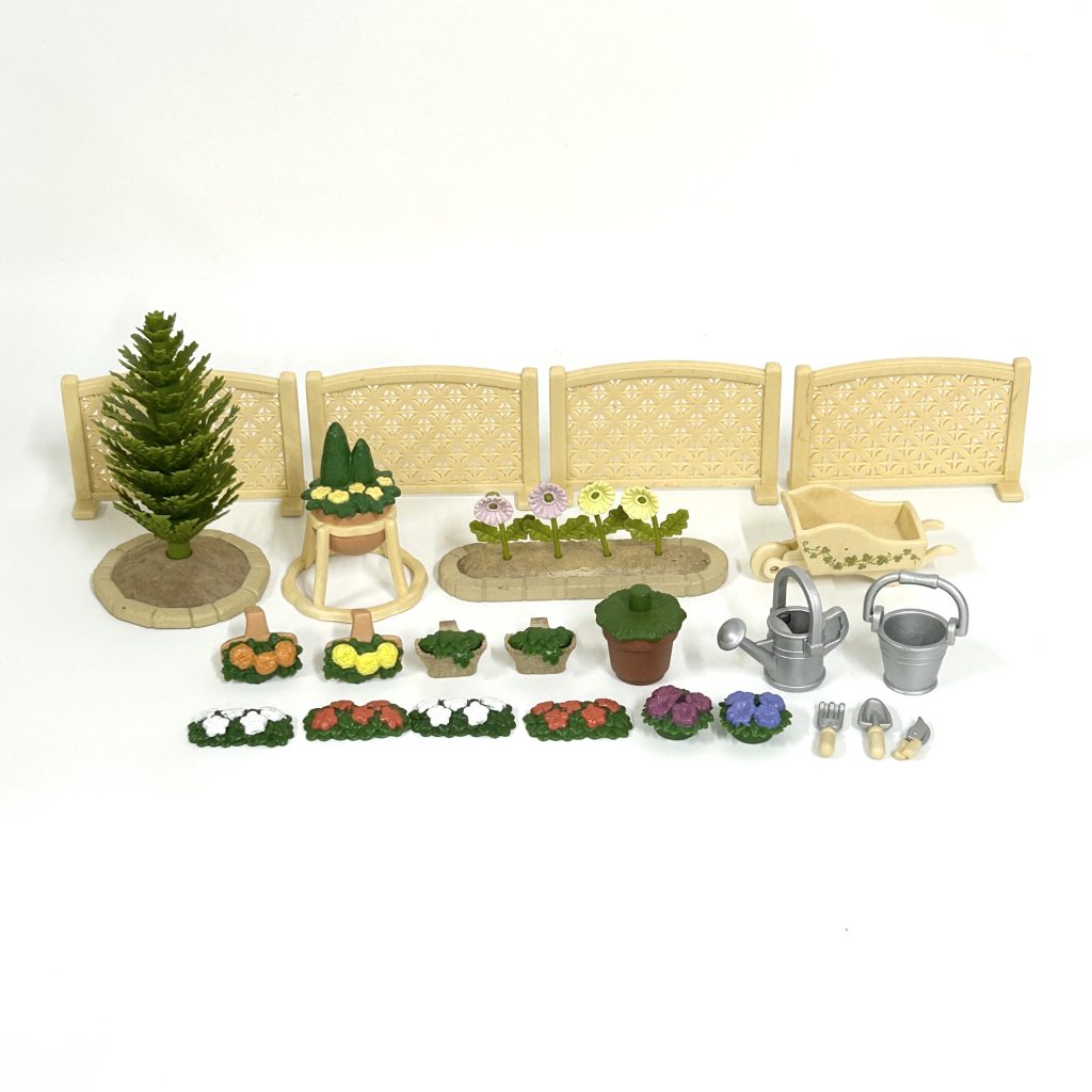 [used] Family Flower Garden SE-155 Sylvanian Families Calico Critters