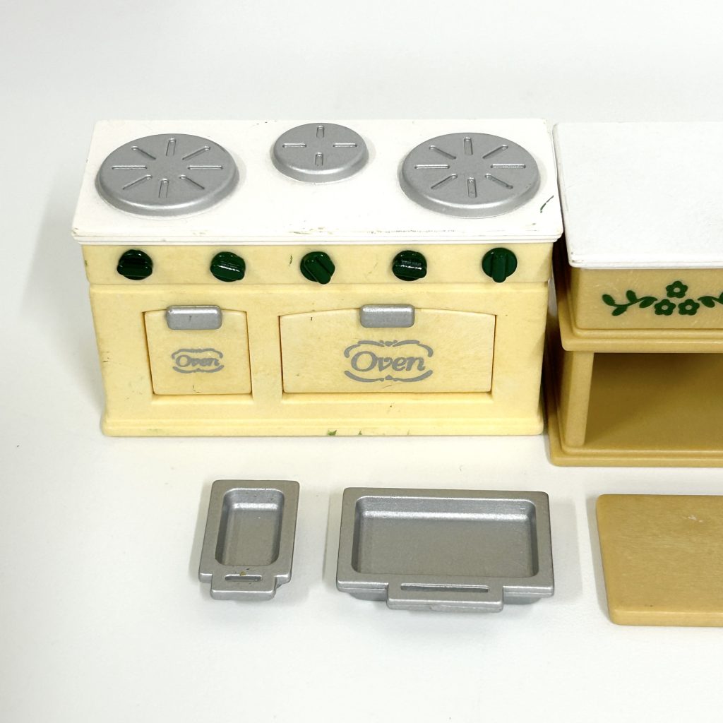 [used] Oven Sink Set Sylvanian Families Calico Critters