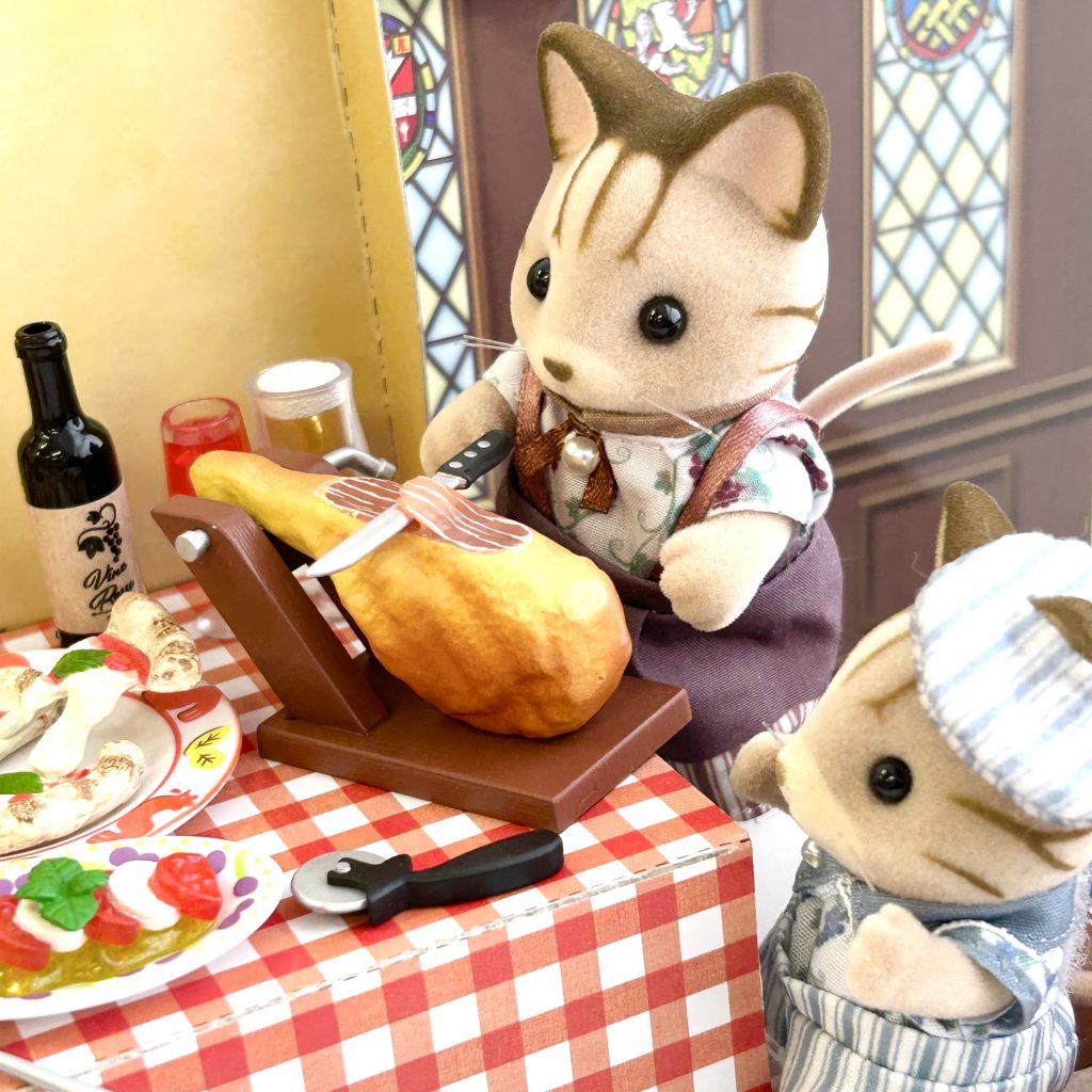 A Small Street Corner Trattoria BUONO All 8 type set Re-ment