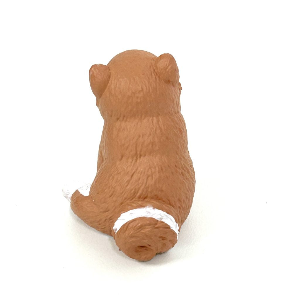 Capsule Toy Sitting Pup Red Shiba YELL