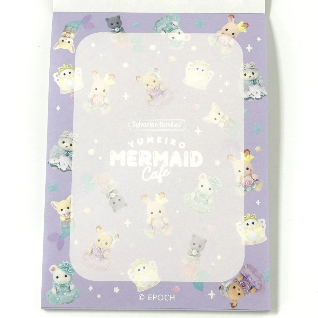Yumeiro Mermaid Café Note Pad Deer Baby Sylvanian Families Calico Critters