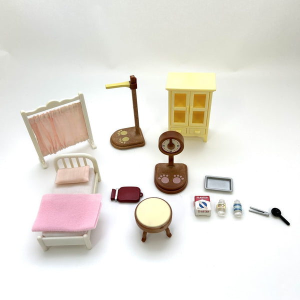 [Used] NURSE'S OFFICE SET  S-02 Epoch Japan Sylvanian Families