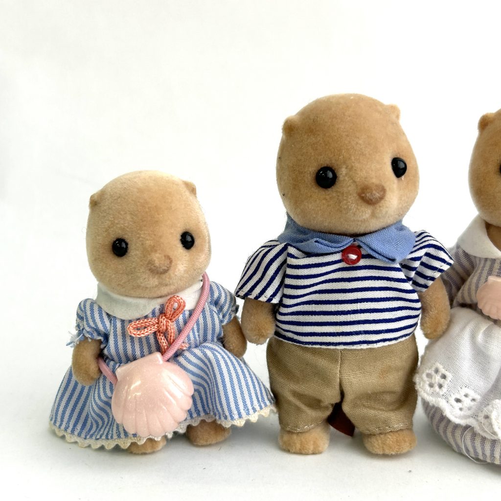 used] Sea Otter Family Sylvanian Families Calico Critters