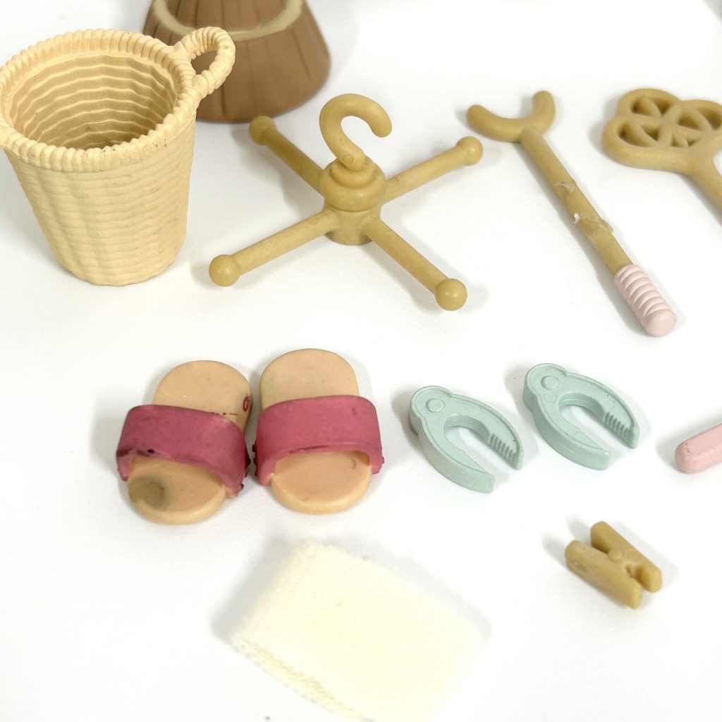 [used] Washing Clothespole Set KA-610 Sylvanian Families Calico Critters