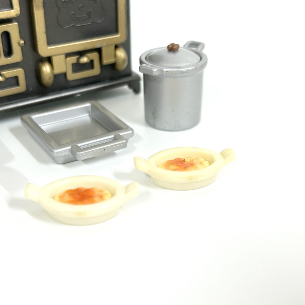 [used] Black Oven Set KA-109 Sylvanian Families Calico Critters