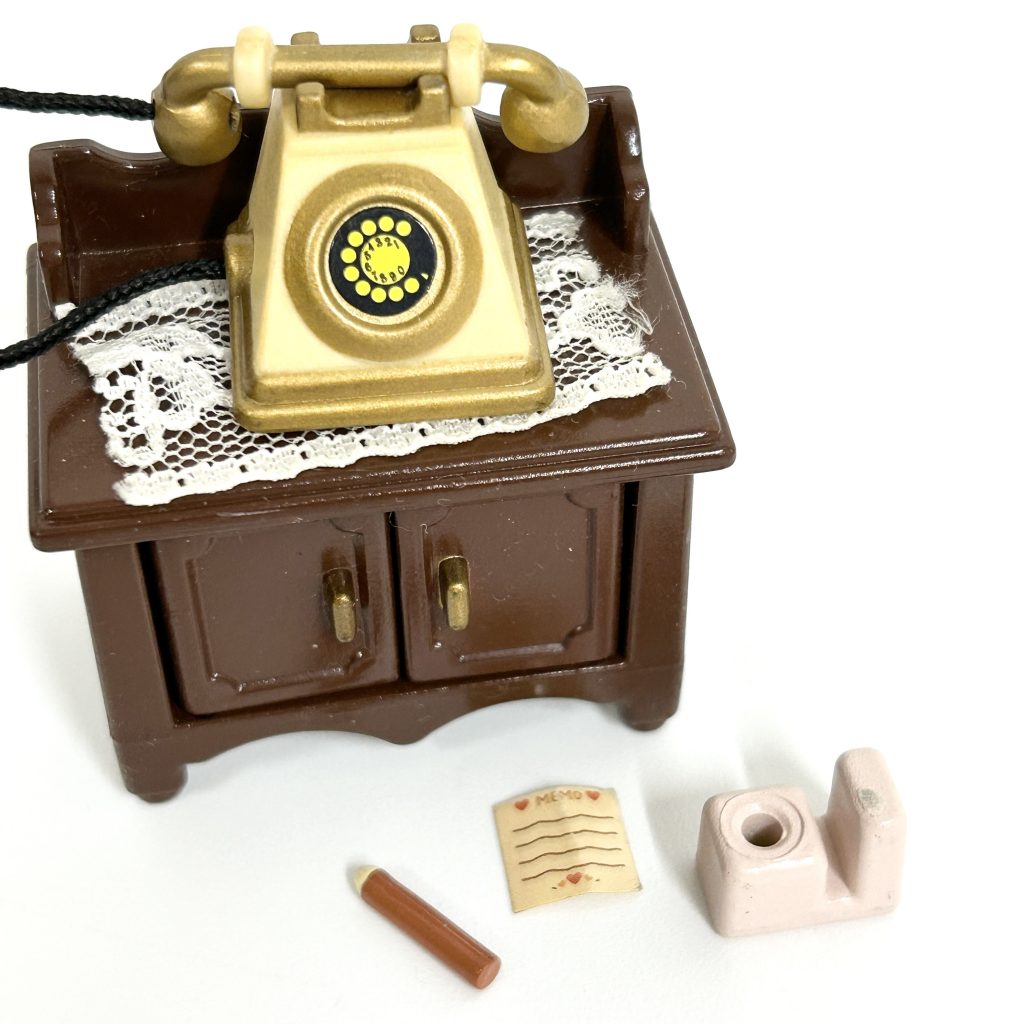 [used] Retro Telephone Set KA-501 Sylvanian Families Calico Critters