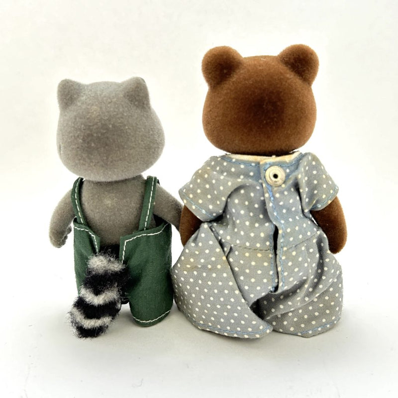 [Used] ROCCOON BROWN BEAR Japan Sylvanian Families