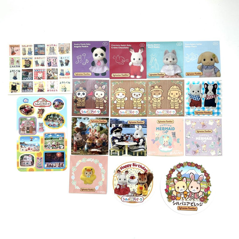 STICKERS SET Epoch Japan Sylvanian Families